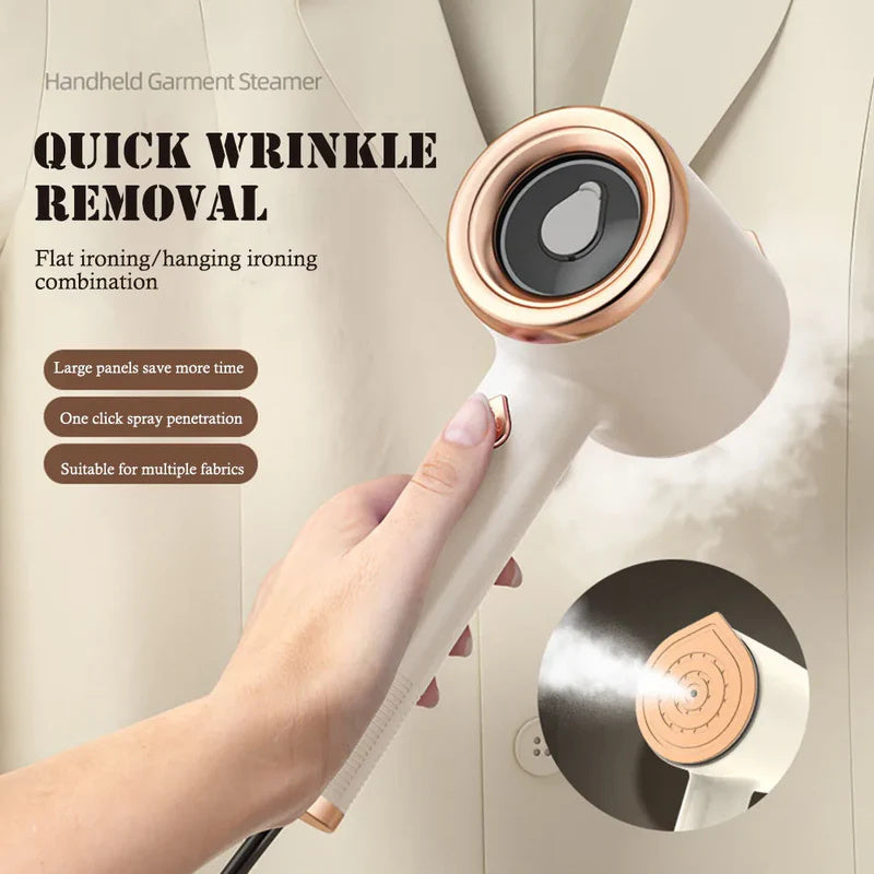 Portable Steam Iron – Quick Wrinkle Remover & Freshener